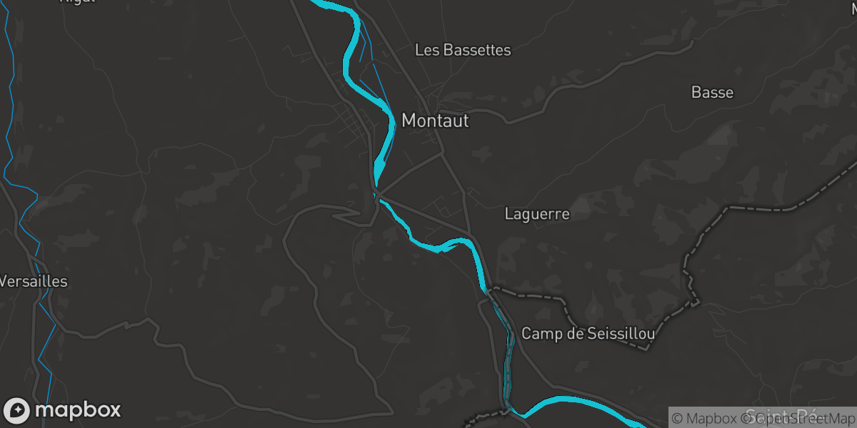 Cours du Gave de Pau (Lestelle-Bétharram, Pyrénées-Atlantiques, France)